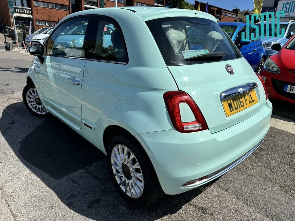 Fiat 500 1.2 Lounge Hatchback Euro 6 S S WD16FZL Green #3