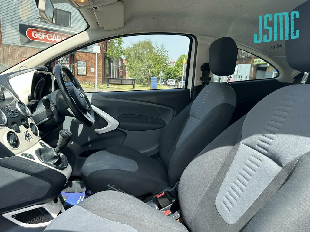 Ford KA 1.2 Zetec Hatchback Euro 5 S S CE62HNH White #5