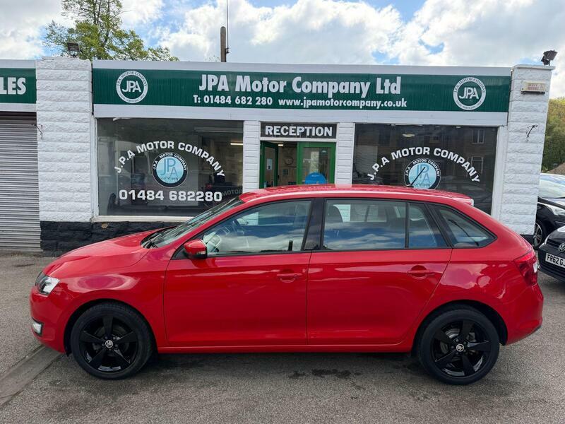 Skoda Rapid Spaceback 1.2-tsi-se-tech-hatchback-5dr-petrol-dsg-euro-6-s Red #2