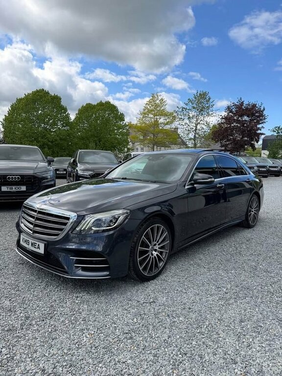 Mercedes-Benz S Class 2019 2.9 S350ld Amg Line Executive Saloon Di KM19WEA Blue #3