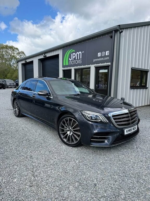 Mercedes-Benz S Class 2019 2.9 S350ld Amg Line Executive Saloon Di Blue