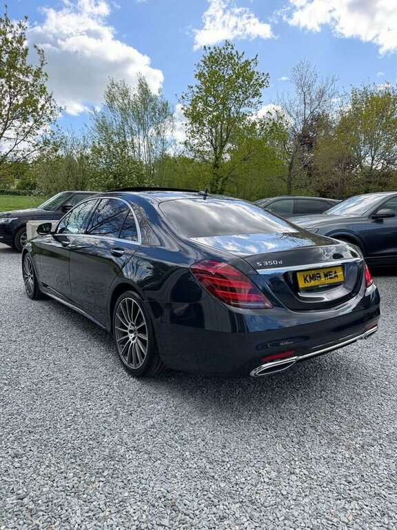 Mercedes-Benz S Class 2019 2.9 S350ld Amg Line Executive Saloon Di KM19WEA Blue #4