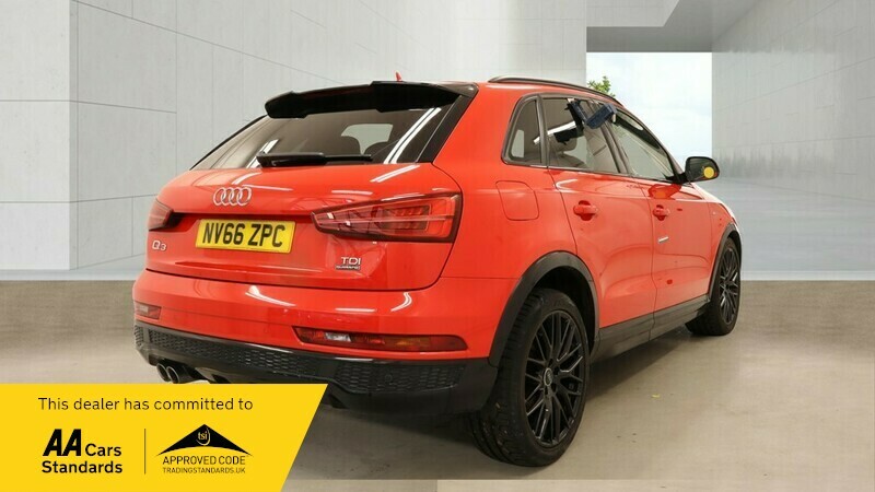 Audi Q3 Tdi Quattro S Line NV66ZPC Red #4
