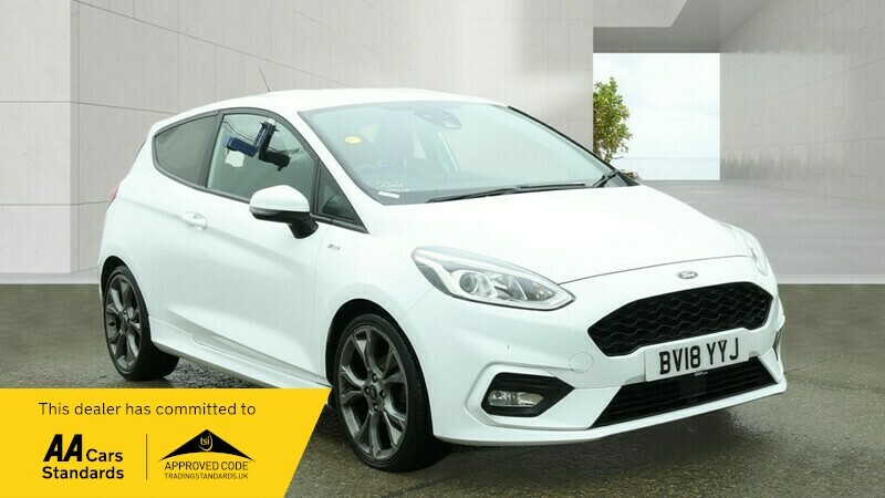 Ford Fiesta St-line White