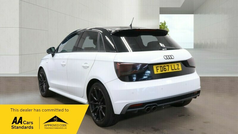 Audi A1 Sportback Tfsi S Line FD67LLZ White #3