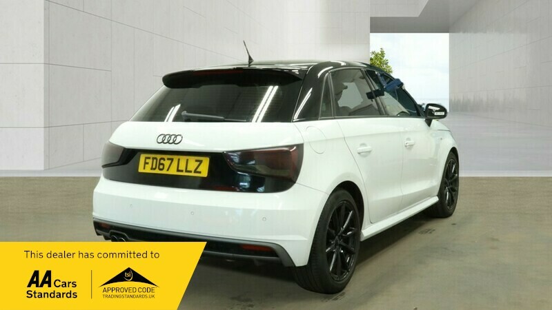 Audi A1 Sportback Tfsi S Line FD67LLZ White #4