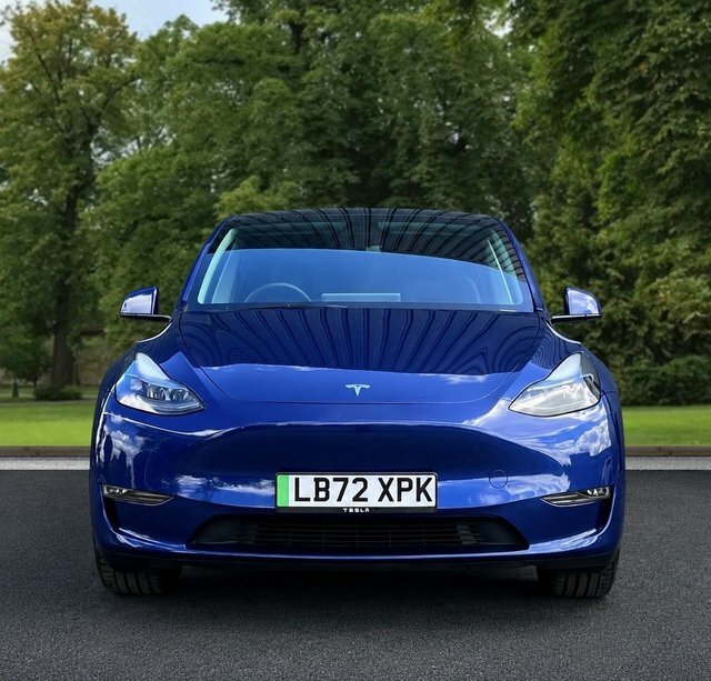Tesla Model Y 2022 Dual Motor Long Range Suv LB72XPK Blue #3