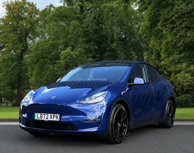 Tesla Model Y 2022 Dual Motor Long Range Suv LB72XPK Blue #2