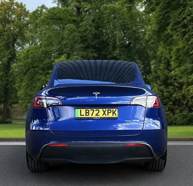 Tesla Model Y 2022 Dual Motor Long Range Suv LB72XPK Blue #5