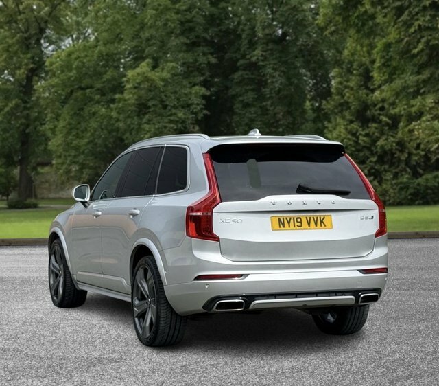 Volvo XC90 2019 2.0 D5 Powerpulse R-design Pro Suv NY19VVK Silver #5