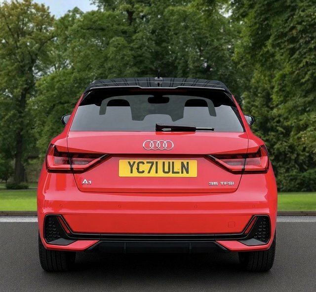 Audi A1 2021 1.5 Tfsi 35 Black Edition Sportback Petro YC71ULN Red #5