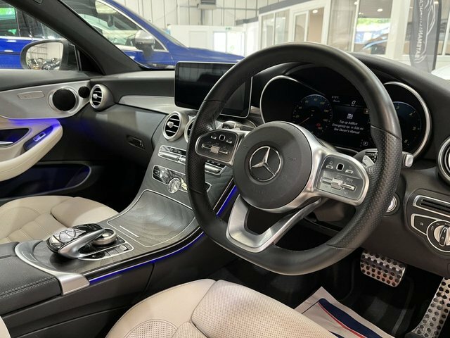 Mercedes-Benz C Class 2019 2.0 C300d Amg Line Premium Coupe KM69SVW Black #2