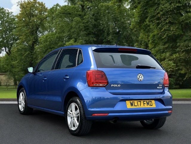 Volkswagen Polo 2017 1.2 Tsi Bluemotion Tech Match Edition Hatchba WL17FMD Blue #6