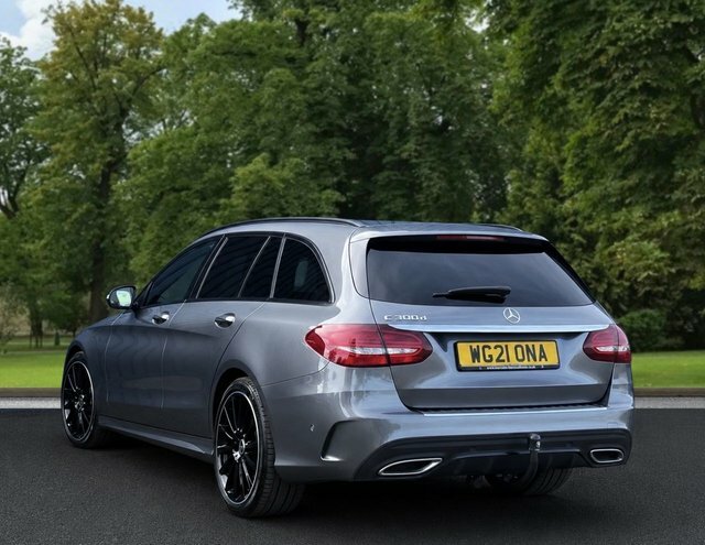 Mercedes-Benz C Class 2021 2.0 C300d Amg Line Night Edition Premium Plu Black #6