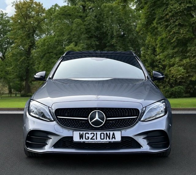 Mercedes-Benz C Class 2021 2.0 C300d Amg Line Night Edition Premium Plu Black #3