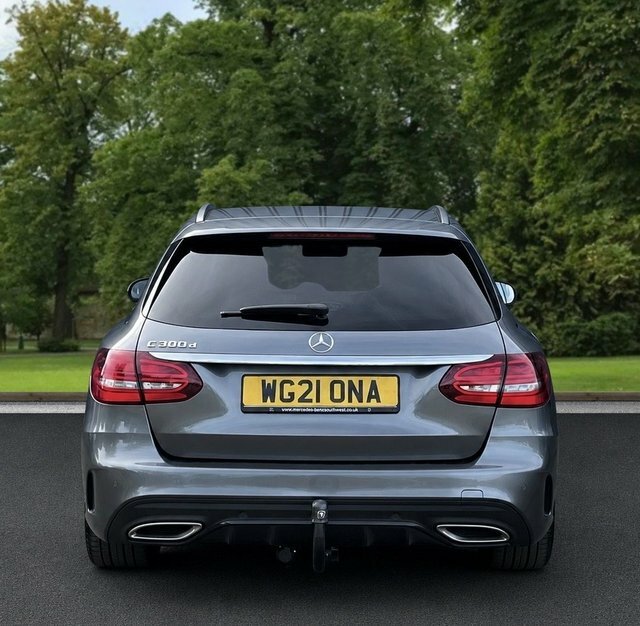 Mercedes-Benz C Class 2021 2.0 C300d Amg Line Night Edition Premium Plu Black #5