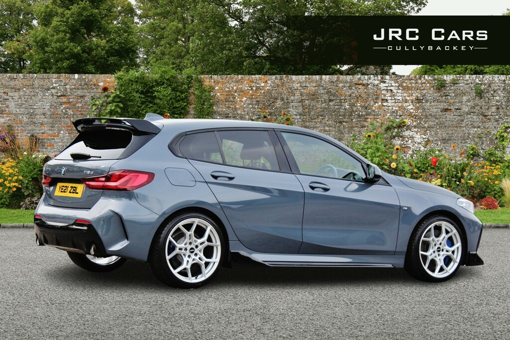 BMW 1 Series Hatchback 2.0 118D M Sport 2021 YE21ZBL Grey #4