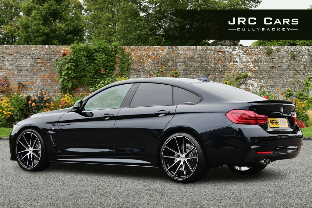 BMW 4 Series Gran Coupe Hatchback 2.0 420D M Sport Gran Coupe 2018 MF68CEU Black #3