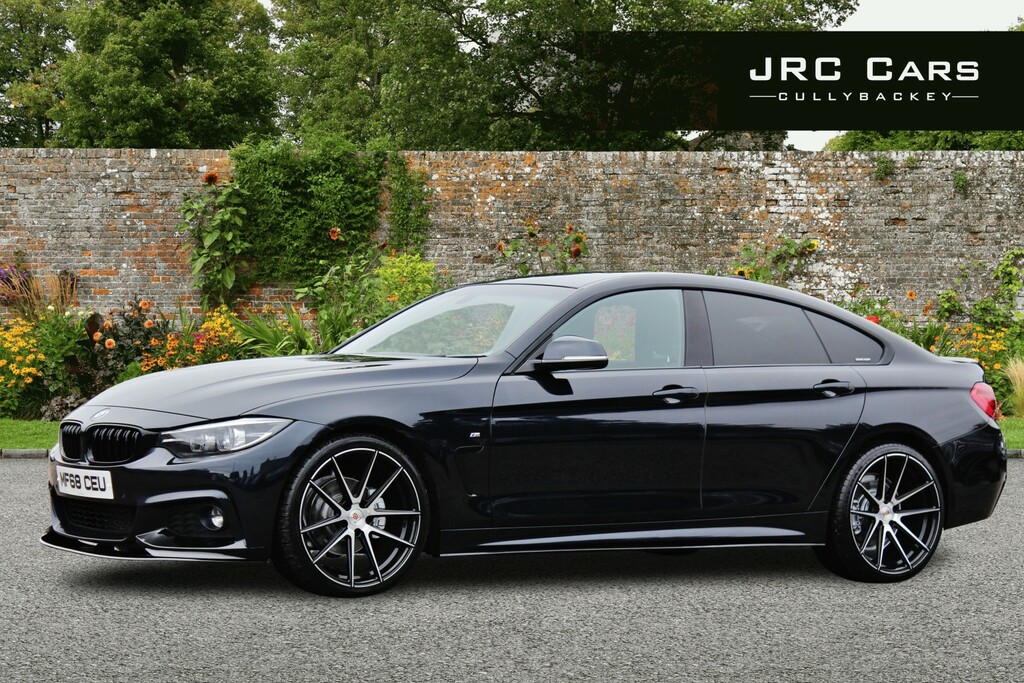 BMW 4 Series Gran Coupe Hatchback 2.0 420D M Sport Gran Coupe 2018 MF68CEU Black #2