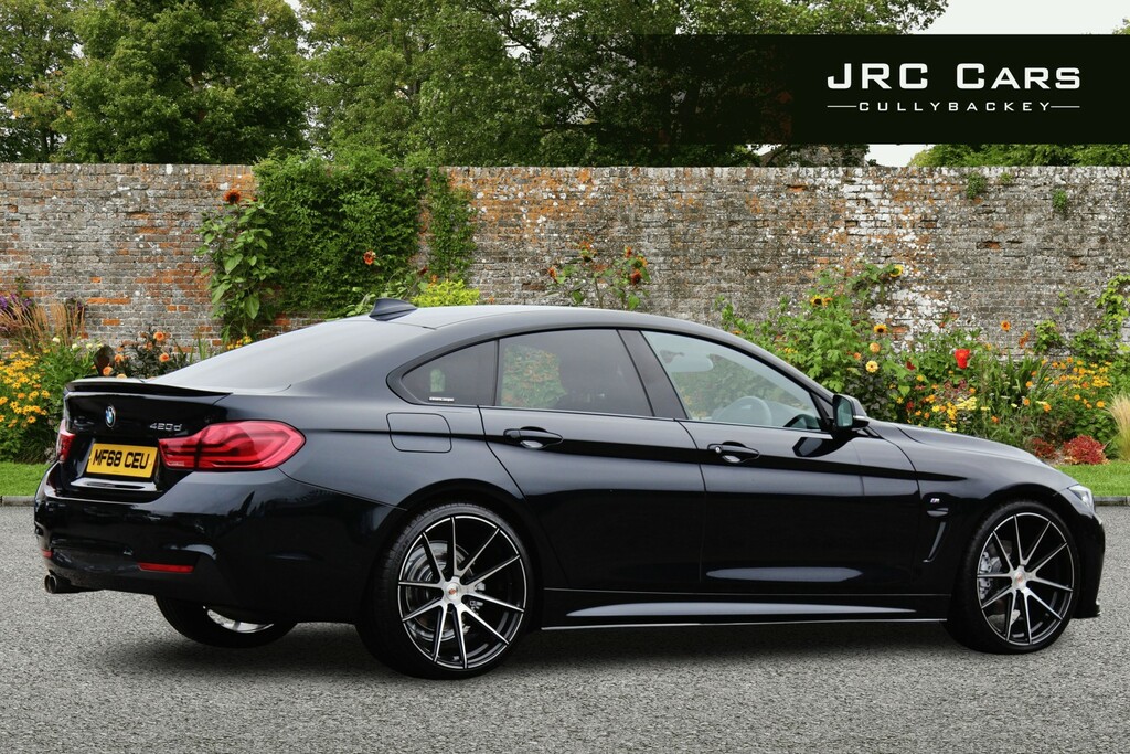 BMW 4 Series Gran Coupe Hatchback 2.0 420D M Sport Gran Coupe 2018 MF68CEU Black #4