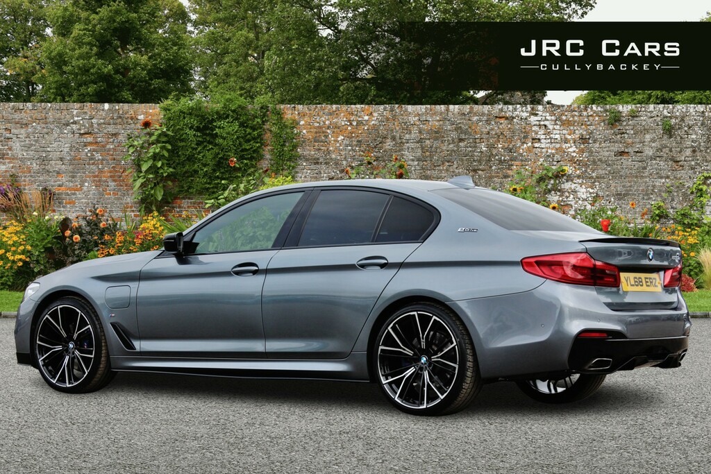 BMW 5 Series Saloon 2.0 530E M Sport Iperformance Saloon 2018 YL68ERZ Blue #4