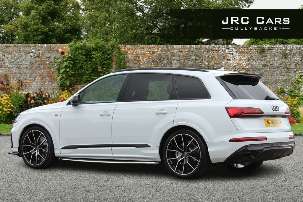 Audi Q7 Suv 3.0 Tdi V6 50 Black Edition 2021 NJ21OXG White #4