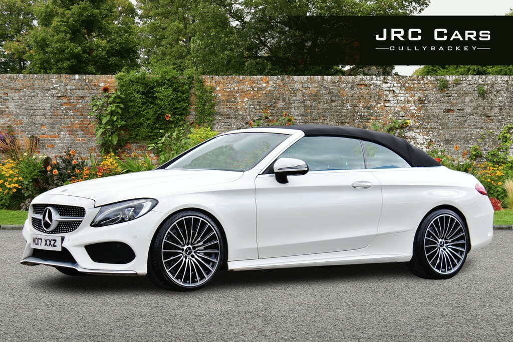 Mercedes-Benz C Class Convertible 2.1 C220d Amg Line 2017 MD17XXZ White #6