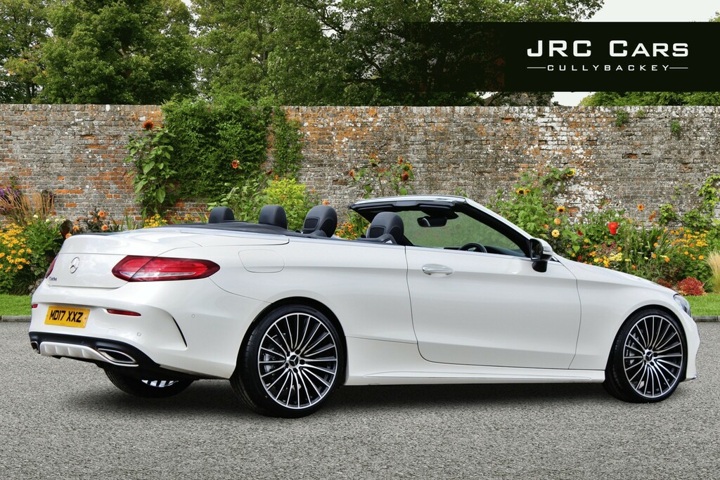 Mercedes-Benz C Class Convertible 2.1 C220d Amg Line 2017 MD17XXZ White #3