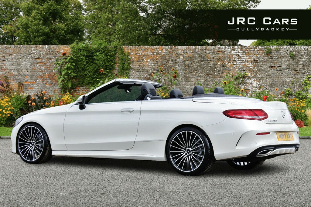 Mercedes-Benz C Class Convertible 2.1 C220d Amg Line 2017 MD17XXZ White #4