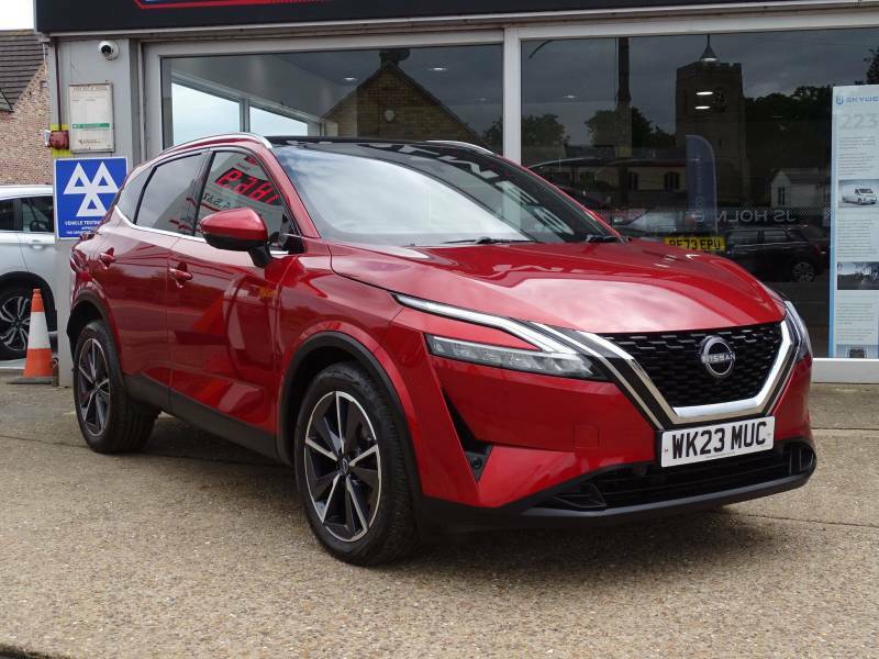 Nissan Qashqai 1.3 Dig-t Mh 158 Tekna Xtronic - 2023 23 WK23MUC Red #5