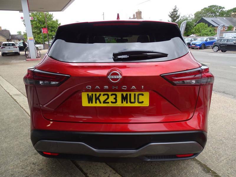 Nissan Qashqai 1.3 Dig-t Mh 158 Tekna Xtronic - 2023 23 WK23MUC Red #3