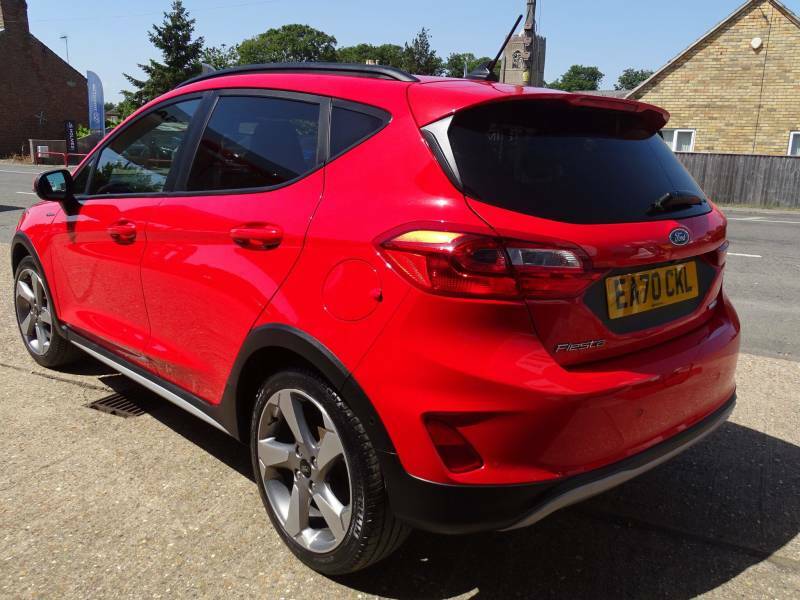 Ford Fiesta 1.0 Ecoboost Hybrid Mhev 125 Active Edition - EA70CKL Red #4