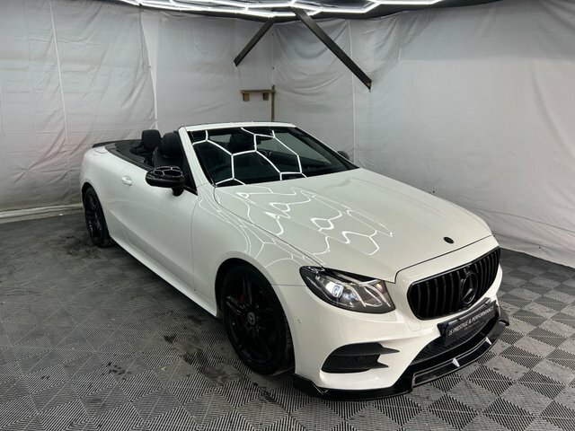 Mercedes-Benz E Class 2.0 E220d Amg Line Premium Cabriolet G-tronic E White