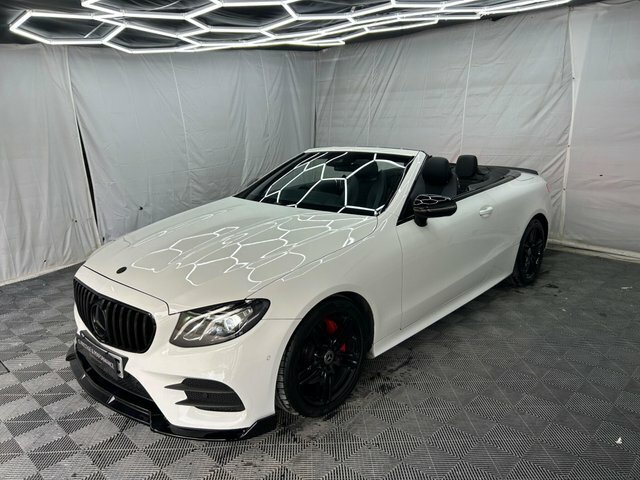 Mercedes-Benz E Class 2.0 E220d Amg Line Premium Cabriolet G-tronic E KO67GOC White #3