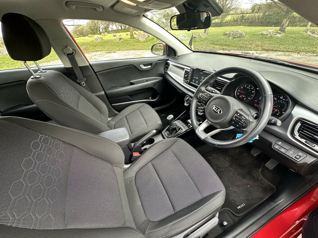 Kia RIO Hatchback 1.4 2 Man, Red, 1 Owner 20 Red #4