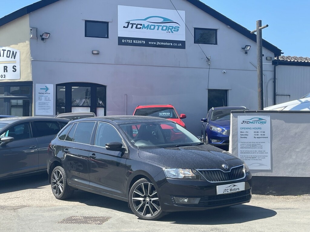 Skoda Rapid Spaceback Hatchback 1.2 Tsi 110 Se Sport Estate Man, Black