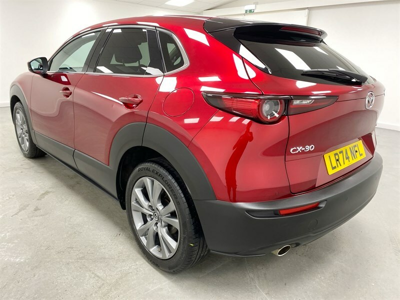 Mazda CX-30 2.0 E-skyactiv G Mhev Exclusive-line LR74NFL Red #3