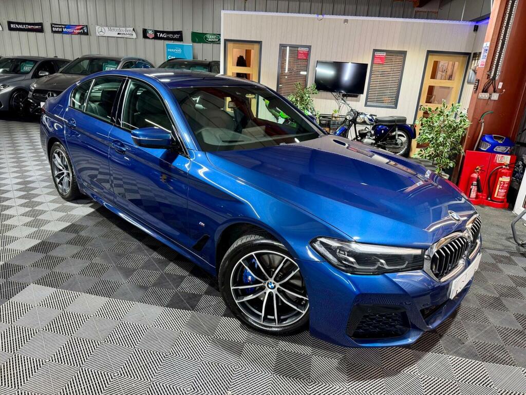 BMW 5 Series Saloon 2.0 530E 12Kwh M Sport Steptronic Euro 6 S Blue