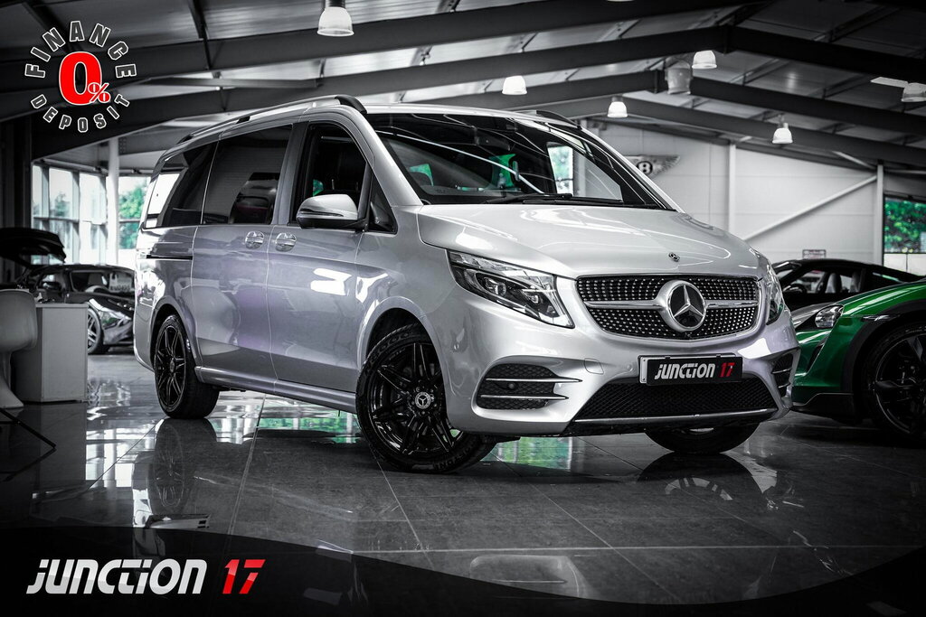 Mercedes-Benz V Class 2.0 V300d Amg Line G-tronic Euro 6 Ss Lwb Silver