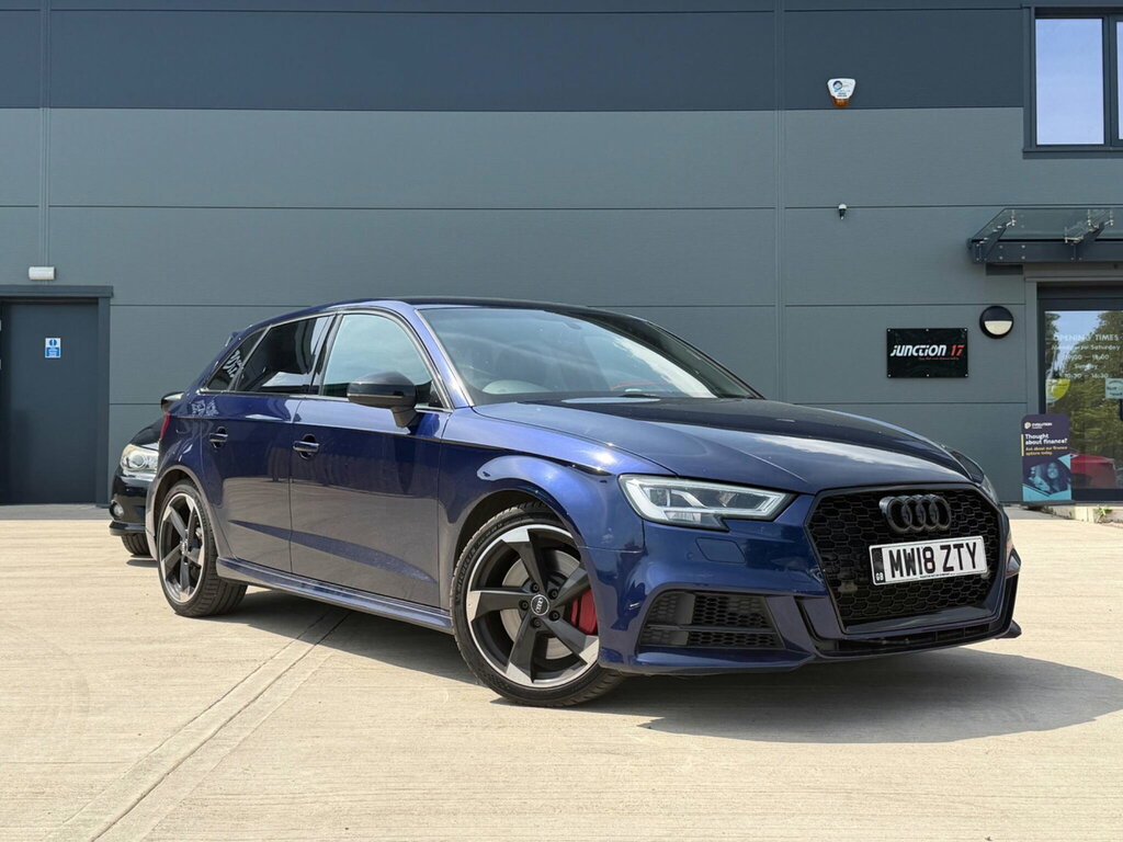 Audi S3 2.0 Tfsi Black Edition Sportback S Tronic Quattro Blue