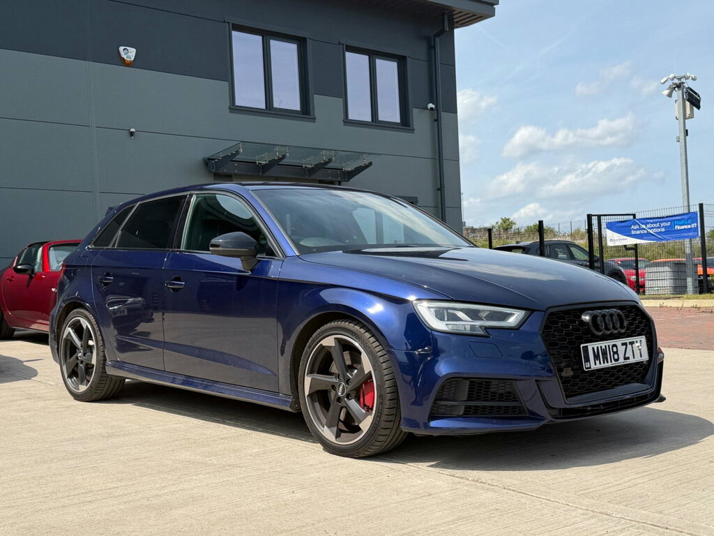 Audi S3 2.0 Tfsi Black Edition Sportback S Tronic Quattro MW18ZTY Blue #6