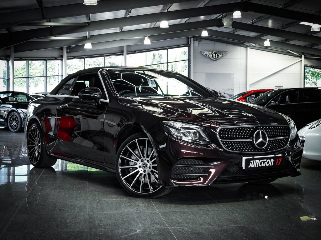 Mercedes-Benz E Class 2.9 E400d Amg Line Premium Plus Cabriolet G-tron Red