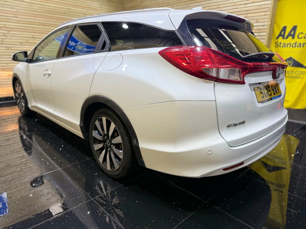 Honda Civic 1.8 I-vtec Sr Tourer Euro 6 142 P SG15BWV White #5
