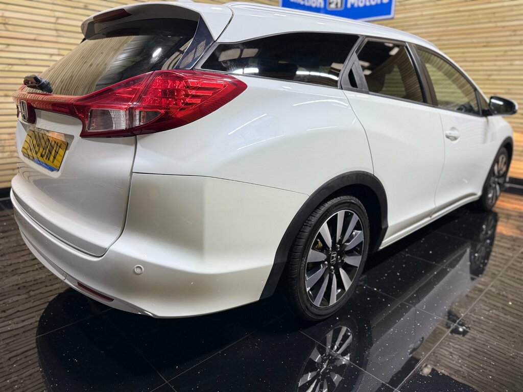 Honda Civic 1.8 I-vtec Sr Tourer Euro 6 142 P SG15BWV White #6