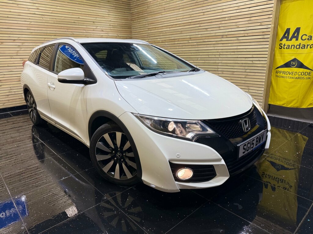 Honda Civic 1.8 I-vtec Sr Tourer Euro 6 142 P SG15BWV White #4