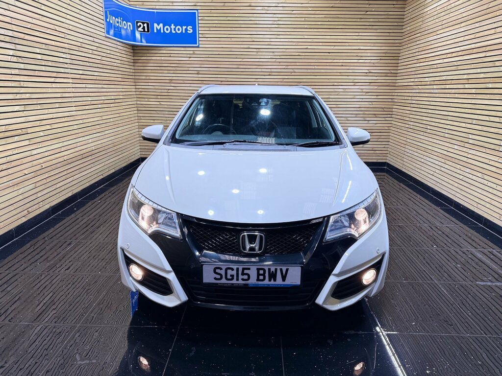 Honda Civic 1.8 I-vtec Sr Tourer Euro 6 142 P SG15BWV White #2