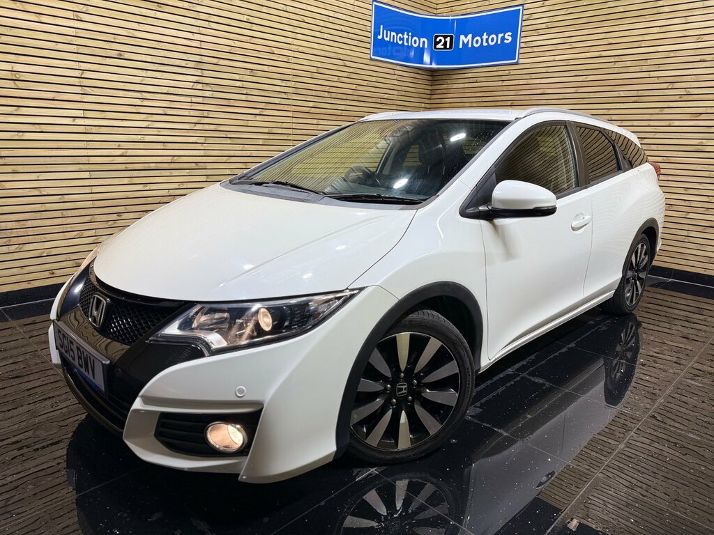 Honda Civic 1.8 I-vtec Sr Tourer Euro 6 142 P White