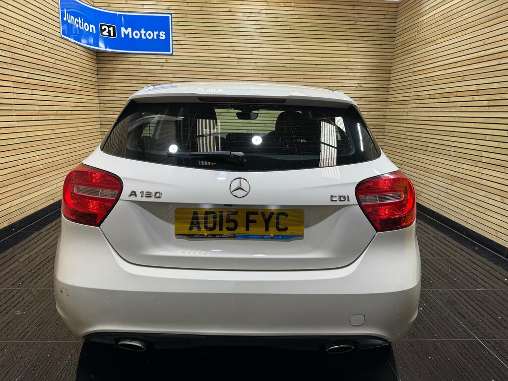 Mercedes-Benz A Class 1.5 A180 Cdi Sport Edition Hatchback 7G White #6