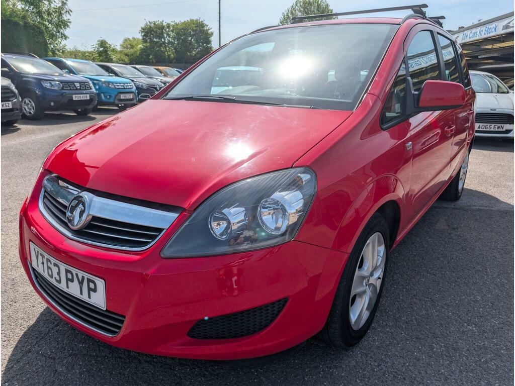 Vauxhall Zafira 1.6 16V Exclusiv Euro 5 Red
