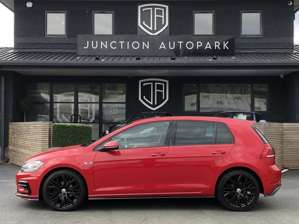 Volkswagen Golf Tdi Bluemotion Tech R-line RK67KAU Red #4